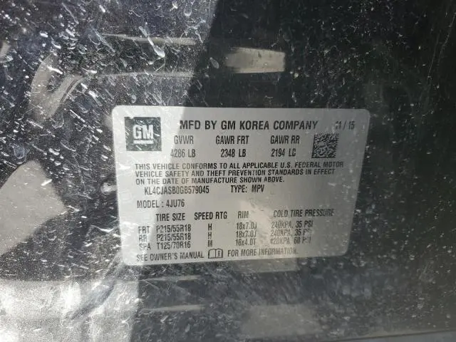 2016 BUICK ENCORE   