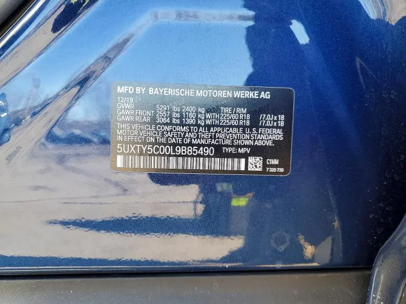 2020 BMW X3 XDRIVE30I  