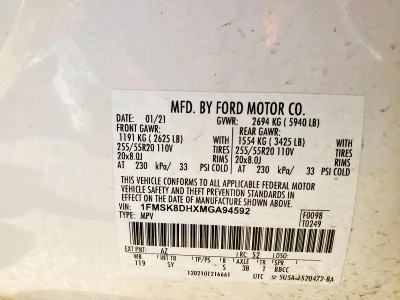2021 FORD EXPLORER XLT  