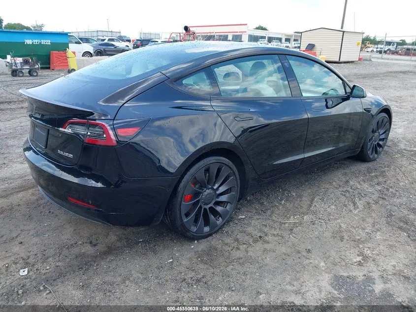 2022 TESLA MODEL 3 PERFORMANCE DUAL MOTOR ALL-WHEEL DRIVE
