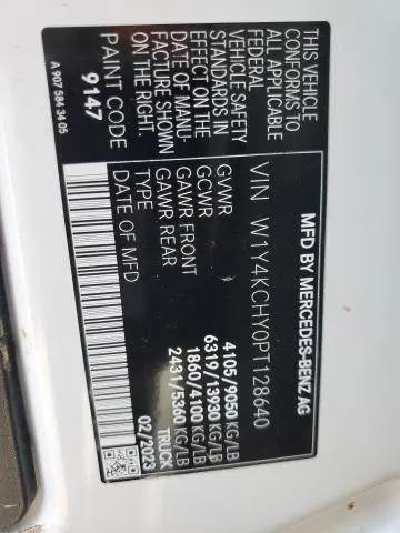 2023 MERCEDES-BENZ SPRINTER 2500  