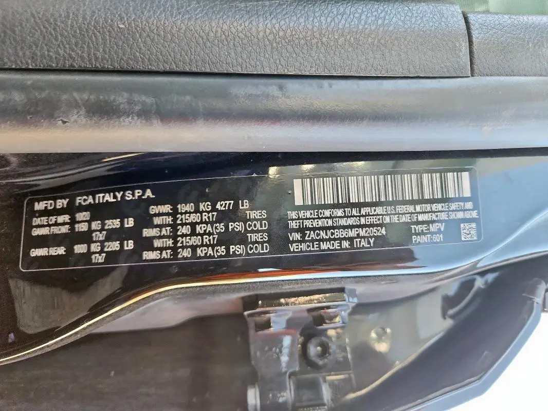 2021 JEEP RENEGADE LATITUDE  