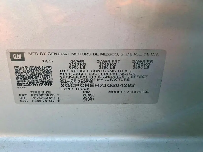 2018 CHEVROLET SILVERADO C1500 LT  