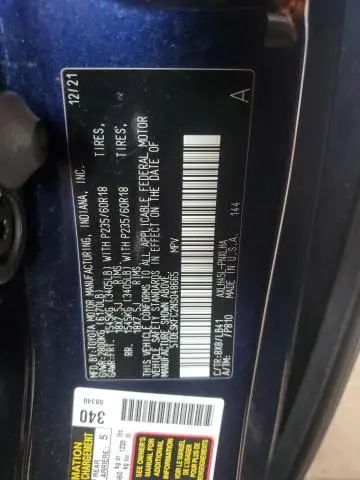 2022 TOYOTA SIENNA LIMITED