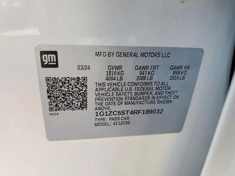 2024 CHEVROLET MALIBU LS  