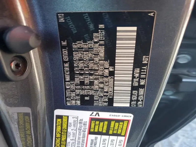 2013 TOYOTA VENZA LIMITED  