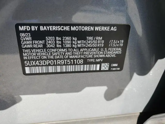 2024 BMW X3 SDRIVE30I  