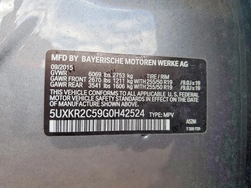 2016 BMW X5 SDRIVE35I  