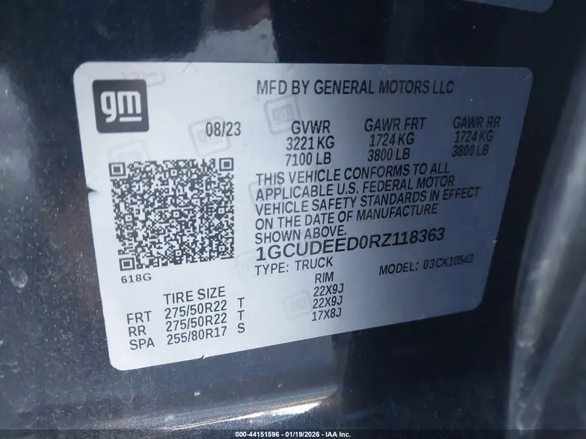 2024 CHEVROLET SILVERADO 1500 4WD  SHORT BED RST