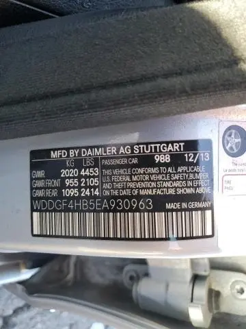 2014 MERCEDES-BENZ C 250  