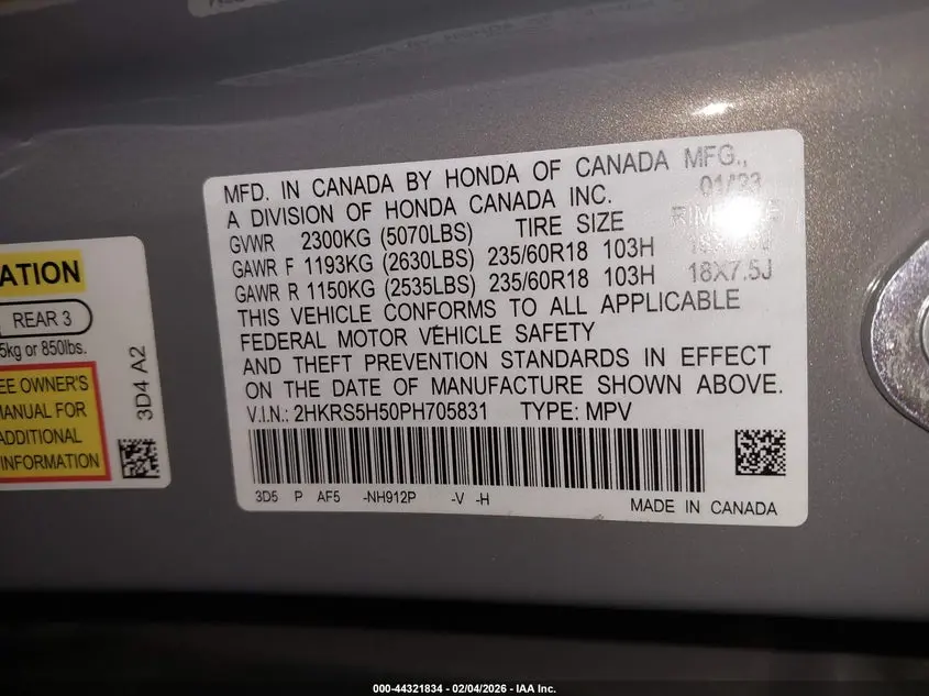 2023 HONDA CR-V HYBRID SPORT