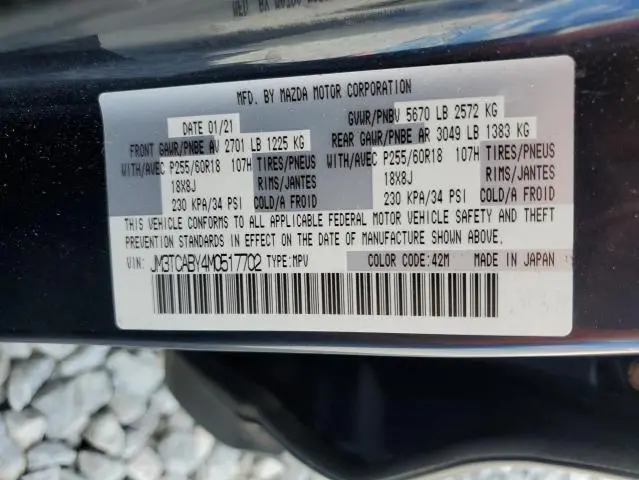 2021 MAZDA CX-9 SPORT  