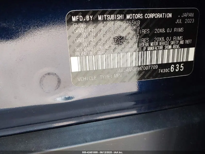 2024 MITSUBISHI OUTLANDER SEL 2.5 S-AWC