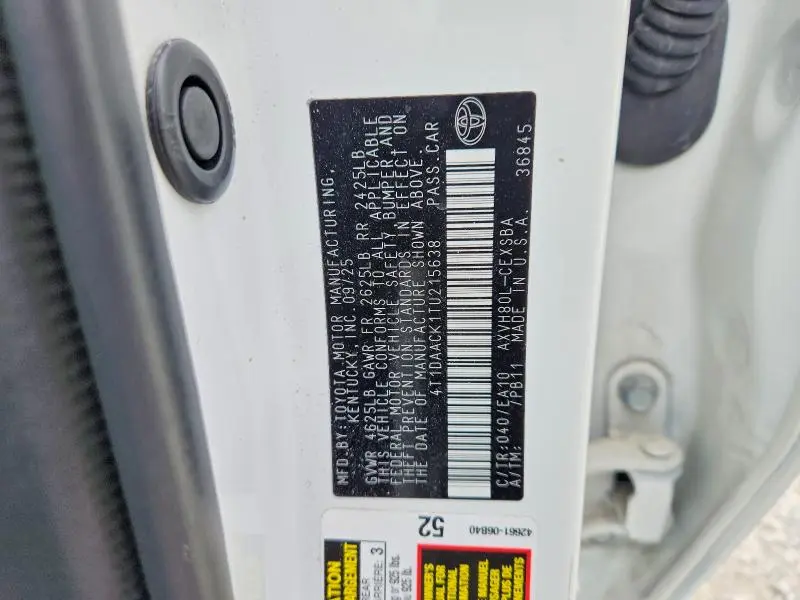 2026 TOYOTA CAMRY SE  