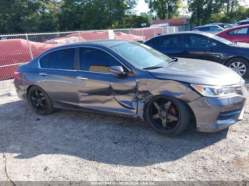 2017 HONDA ACCORD LX