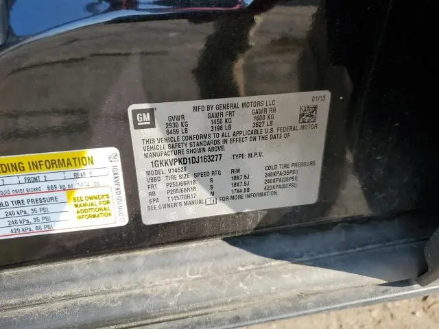 2013 GMC ACADIA SLE  
