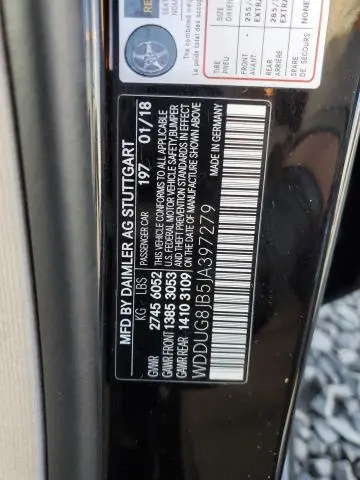 2018 MERCEDES-BENZ S 63 AMG 4MATIC  