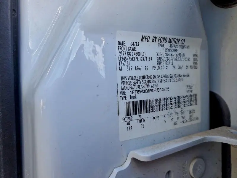 2013 FORD F350 SUPER DUTY  