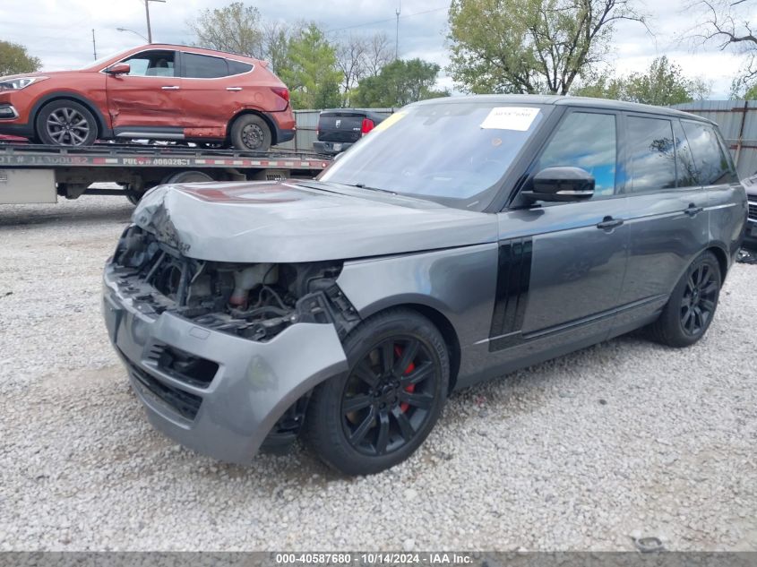 2017 LAND ROVER RANGE ROVER 5.0L V8 SUPERCHARGED