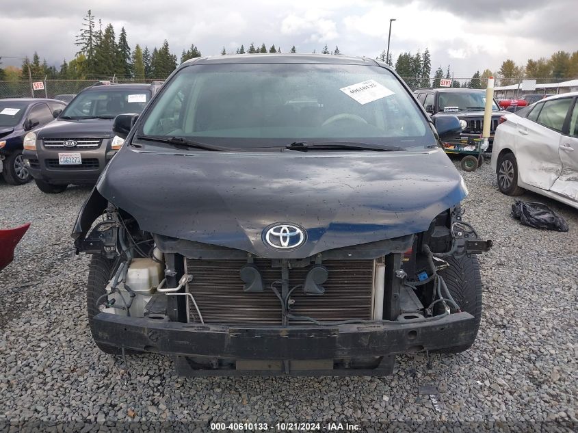 2012 TOYOTA SIENNA SE 8 PASSENGER