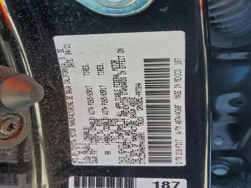 2021 TOYOTA TACOMA DOUBLE CAB  