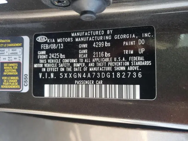 2013 KIA OPTIMA EX  