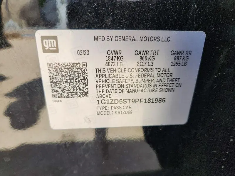 2023 CHEVROLET MALIBU LT  
