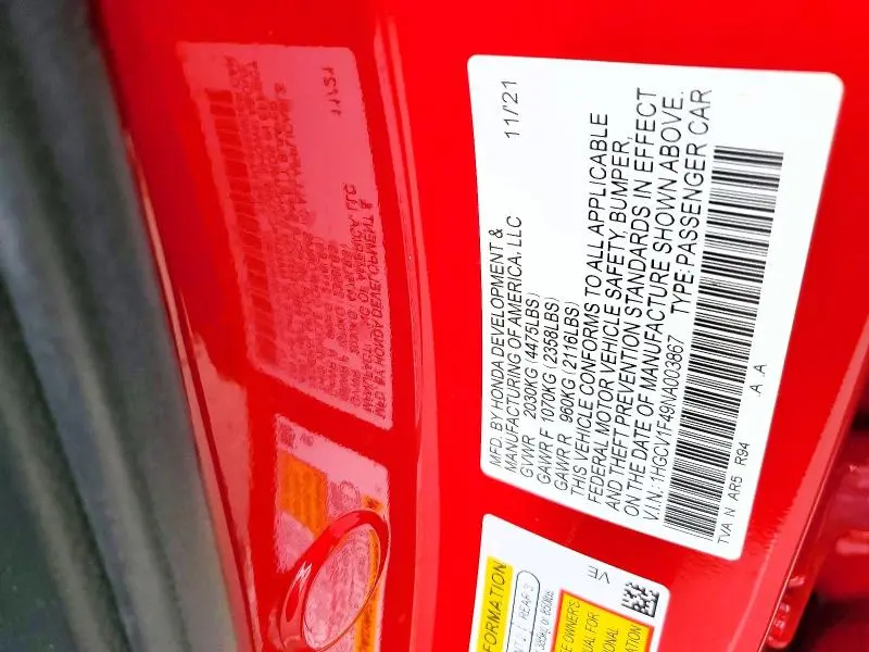 2022 HONDA ACCORD SPORT SE  