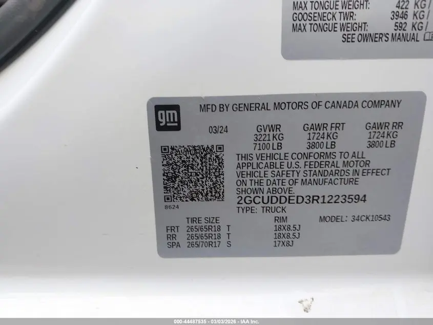 2024 CHEVROLET SILVERADO 1500 4WD  SHORT BED LT