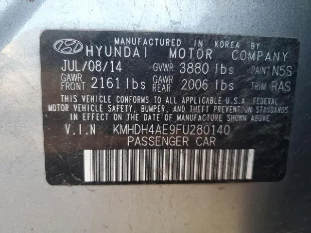 2015 HYUNDAI ELANTRA SE