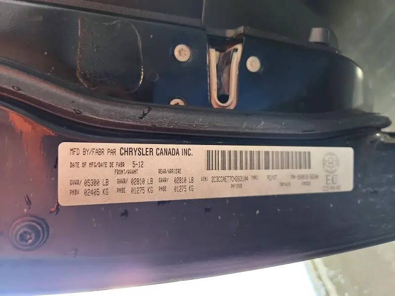 2012 CHRYSLER 300C   