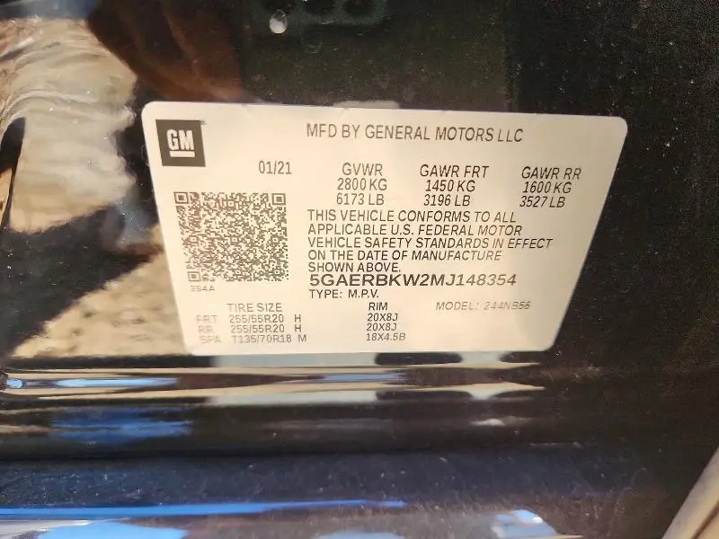 2021 BUICK ENCLAVE ESSENCE  
