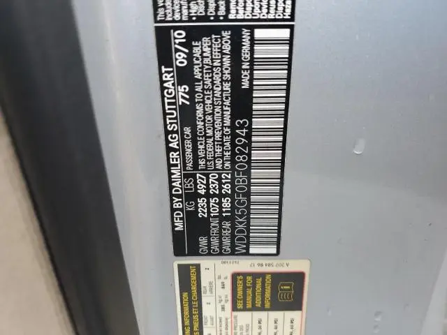 2011 MERCEDES-BENZ E 350