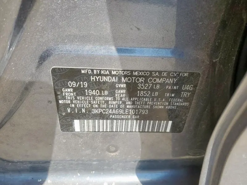 2020 HYUNDAI ACCENT SE  