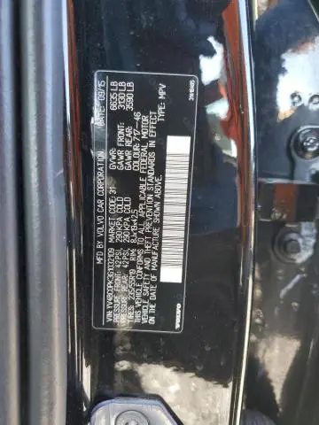 2016 VOLVO XC90 T8