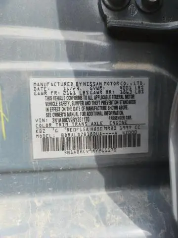 2024 NISSAN SENTRA SV  