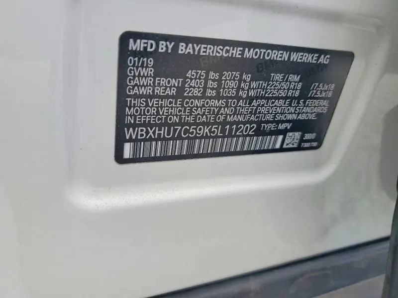 2019 BMW X1 SDRIVE28I  