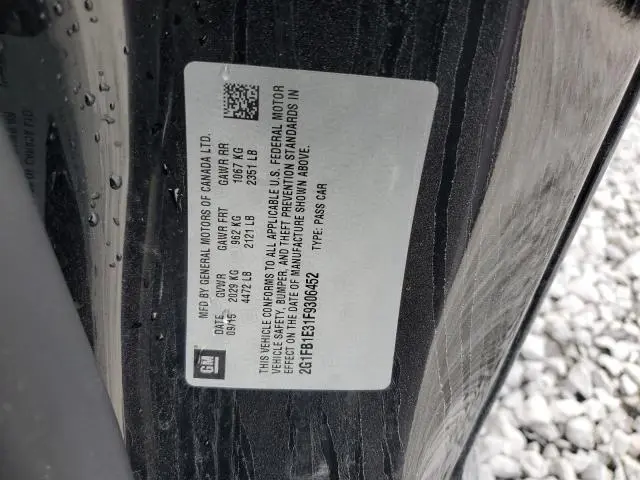 2015 CHEVROLET CAMARO LS