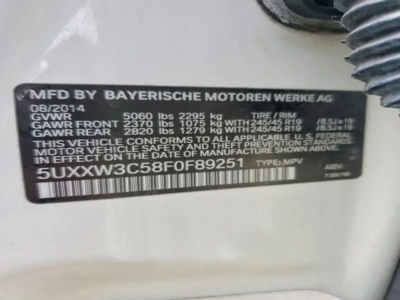 2015 BMW X4 XDRIVE28I  