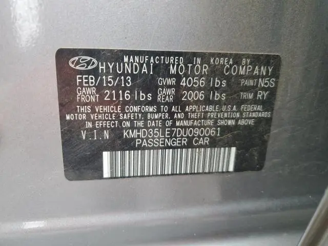 2013 HYUNDAI ELANTRA GT   