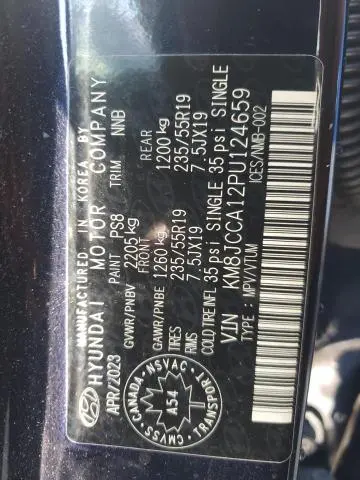 2023 HYUNDAI TUCSON LUXURY  