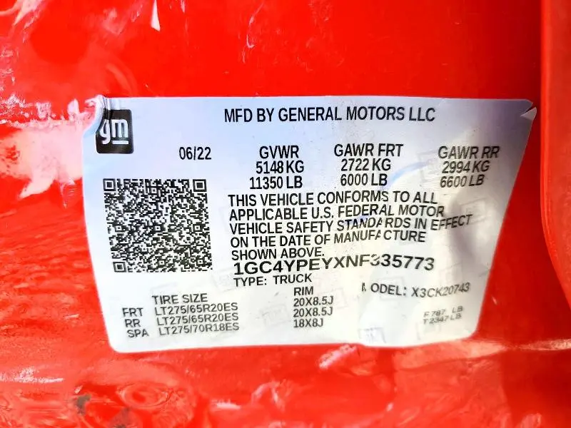 2022 CHEVROLET SILVERADO K2500 HEAVY DUTY LTZ  