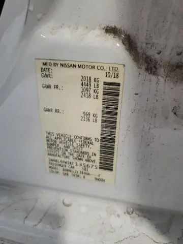 2019 NISSAN ALTIMA PLATINUM  