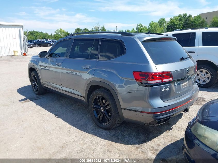 2023 VOLKSWAGEN ATLAS 3.6L V6 SEL R-LINE BLACK