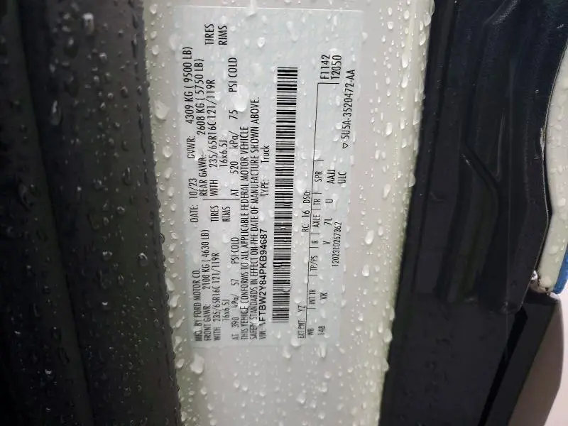 2023 FORD TRANSIT T-350  