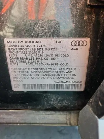 2020 AUDI Q5 PREMIUM PLUS