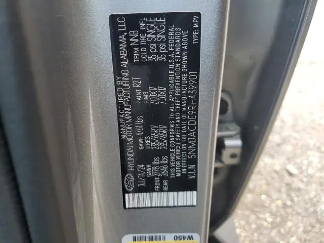 2024 HYUNDAI TUCSON SE  