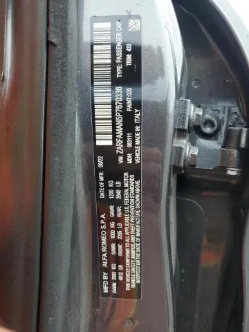 2023 ALFA ROMEO GIULIA SPRINT  