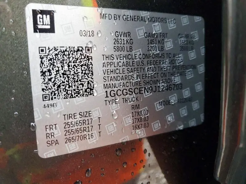 2018 CHEVROLET COLORADO LT  