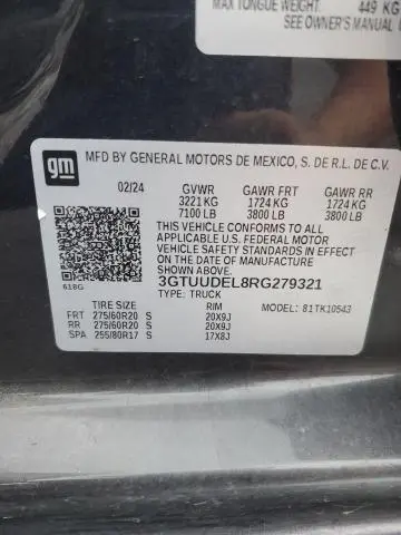 2024 GMC SIERRA K1500 SLT  